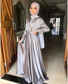 AMEERA DRESS GREY
