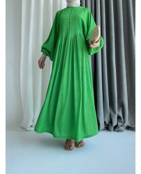 GHADA DRESS GREEN