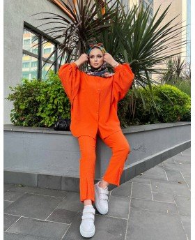 ASEEL SUIT ORANGE