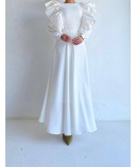 LULIA DRESS WHITE