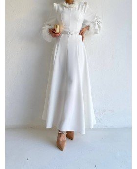 RUQAYA DRESS WHITE