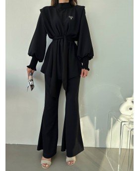 MIA SUIT BLACK WITHOUT BELT