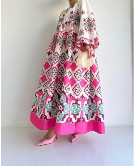 FATIN DRESS FUCHSIA