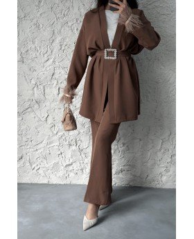 MAHA SUIT TAUPE