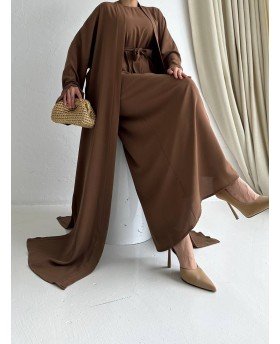 BARAA ABAYA 2 PCS BROWN