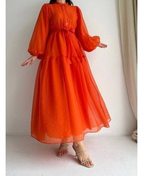 RANIA DRESS ORANGE