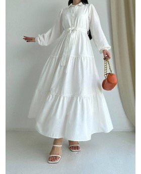 SALMA DRESS WHITE