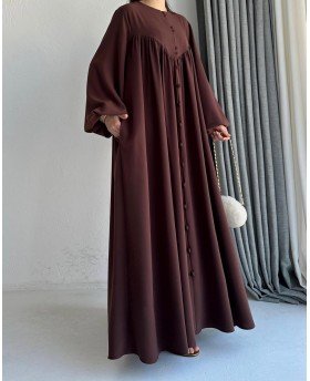 HANAN DRESS BROWN