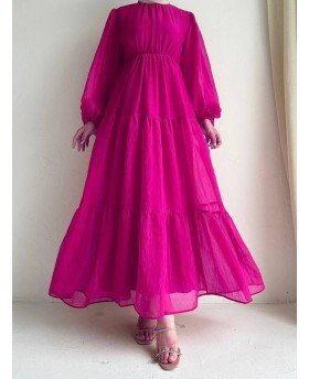 WARDA DRESS FUCHSIA