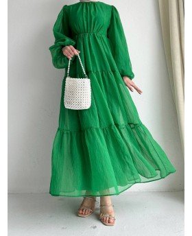 WARDA DRESS GREEN