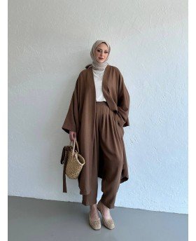 LINA SUIT BROWN