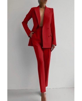 NERMIN SUIT RED