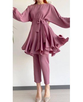 NURHAN DRESS DARK BLUE