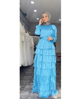 ABLA DRESS BROWN