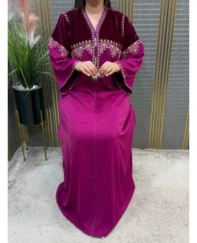 AMINA CAFTAN FUCHSIA