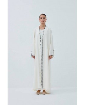 SUJUD ABAYA SET WHITE