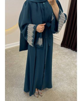 ALAE ABAYA PETROL GREEN