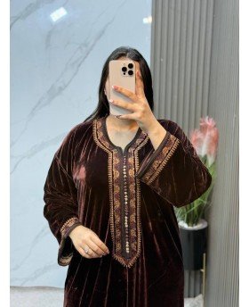 IMAN CAFTAN BROWN