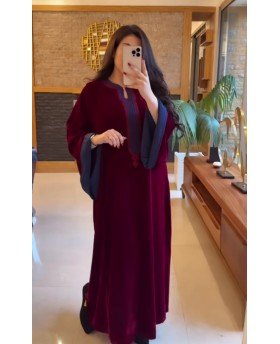 SAIDA CAFTAN BORDEAUX