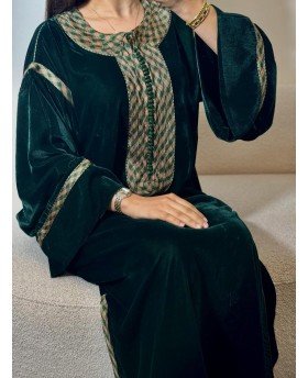 LATIFA CAFTAN GREEN