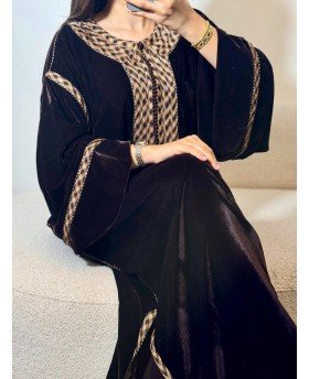 LATIFA CAFTAN BLACK