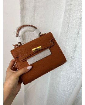 MINI KELLY BAG BROWN