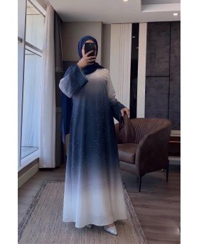 AMAL ABAYA DARK BLUE