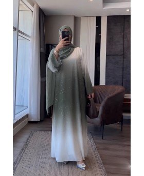 AMAL ABAYA GREEN