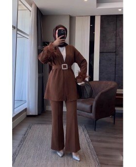 MAHA SUIT BROWN