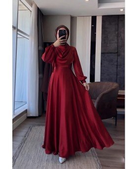 HUB DRESS BORDEAUX