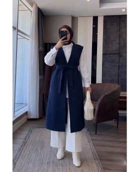 RUYA VEST DARK BLUE