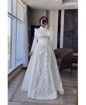 MALAK DRESS WHITE