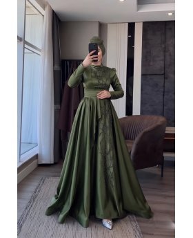 MALAK DRESS MILITARY GREEN