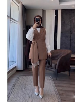 REVIN SUIT CAMEL