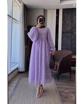 FUTUN DRESS LILAC