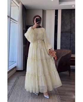 MANAR DRESS GREEN