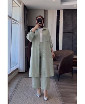 NAJLAE SUIT GREEN