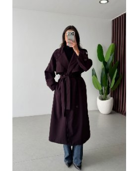 HANEEN TRENCH BURGUNDY