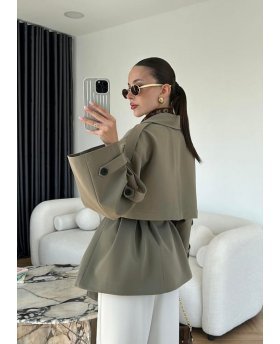 HANA TRENCH GREEN