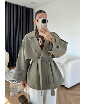 HANA TRENCH GREEN