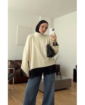 ZAINA SWEATER ECRU
