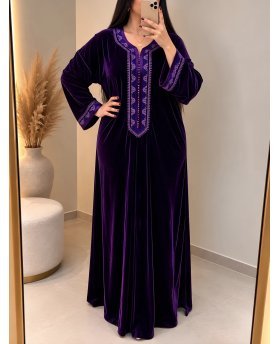 IMAN CAFTAN PURPLE
