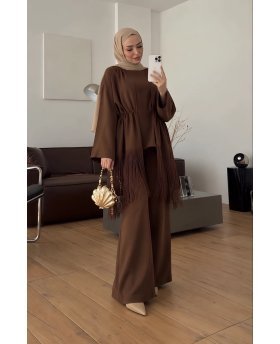 HADIL SUIT BROWN