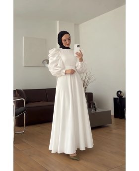 LULIA DRESS WHITE