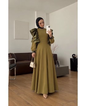 LULIA DRESS GREEN