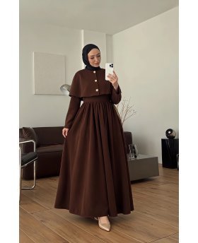 RITAJ DRESS BROWN