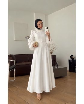 RUQAYA DRESS WHITE