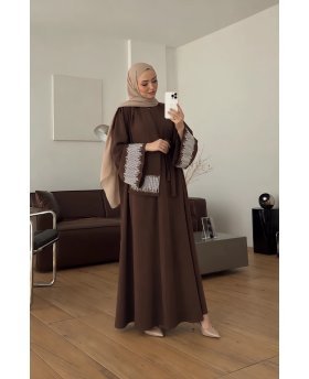 ALAE ABAYA BROWN