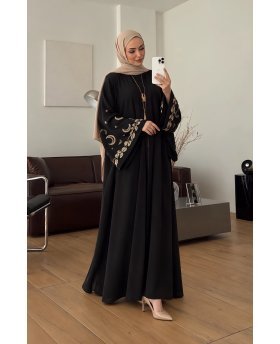 MESK ABAYA SET BLACK