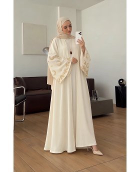 MESK ABAYA WHITE